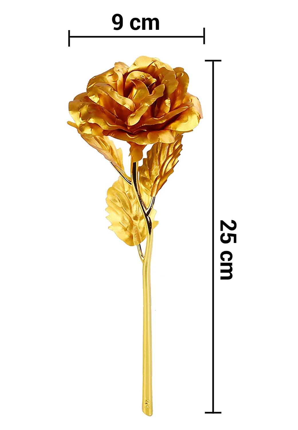 0606 Luxury Decorative Gold Plated Artificial Golden Rose with Premium Box 0606 Luxury Decorative Gold Plated Artificial Golden Rose with Premium Box